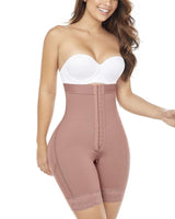 High Waist Tummy Control Adjustable Front Closure Shorts