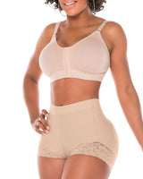 High Waist Women Hip Enhancer Shapewear Tummy Control Lace Body Shaper