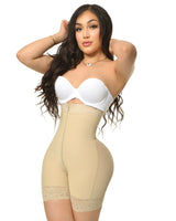 Fajas Compression Shapewear Open Bust Tummy Control with Zipper