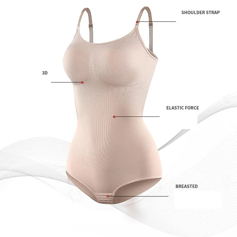 Cygen Bodysuit Shapewear Seamless One-Piece Body Shaper