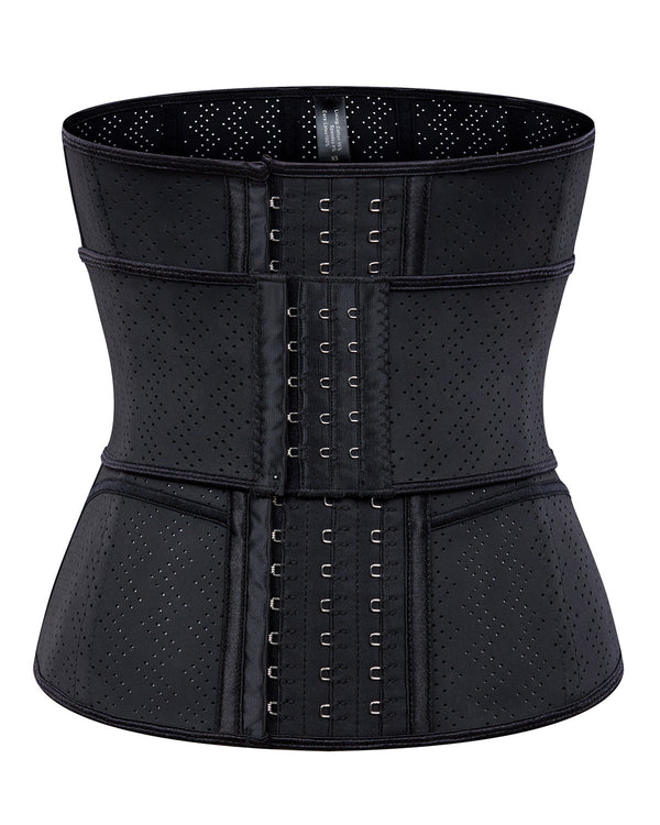 Corset Latex Buckle Waist Corset Belt LATEX Rubber Straps Corset