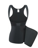 Wide Strap One Piece Velcro + Breasted Neoprene Shapewear