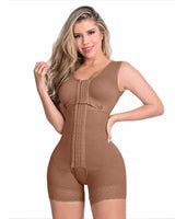 High Compression Shapewear With Hook And Eye Front Closure shaper Adjustable Bra Slimming Bodysuit