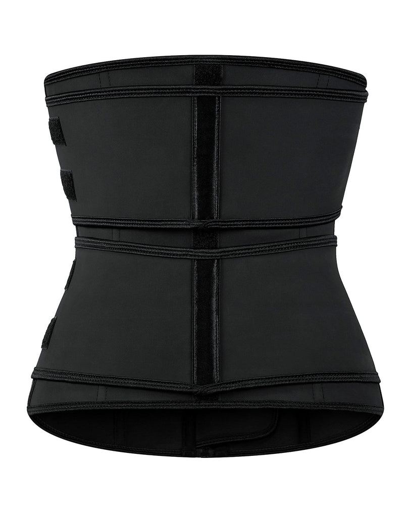 Corset Latex Buckle Waist Corset Belt LATEX Rubber Straps Corset