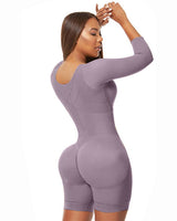 Full Body Shaping Bodysuits for Long Sleeve Compression Garments after Liposuction Postpartum Shapewear for Women