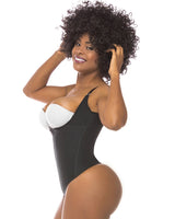 Open Bust Thong Tummy Control Shapewear for Women