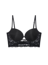 Lace beauty back wrap chest fixed coaster gather soft underwire bra