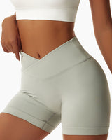 Stretch High Waist Peach Hip Lift Seamless Yoga Shorts