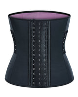 Corset Latex Buckle Waist Corset Belt LATEX Rubber Straps Corset