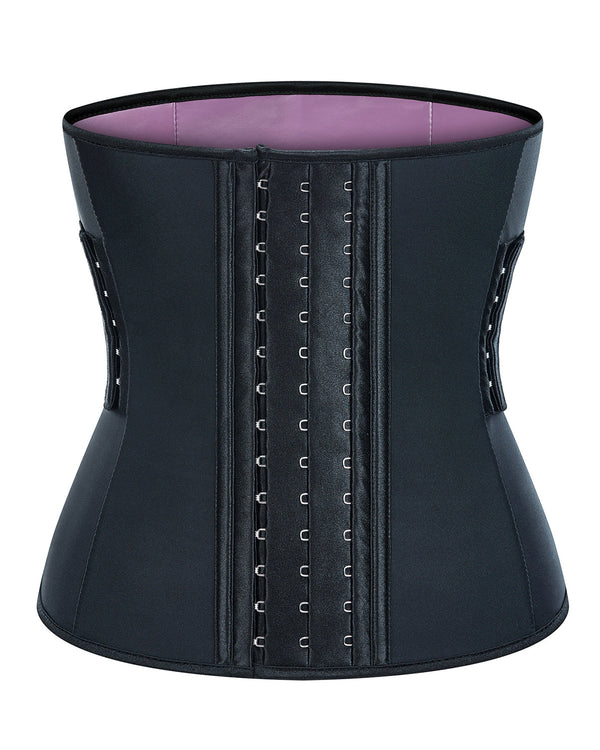 Corset Latex Buckle Waist Corset Belt LATEX Rubber Straps Corset