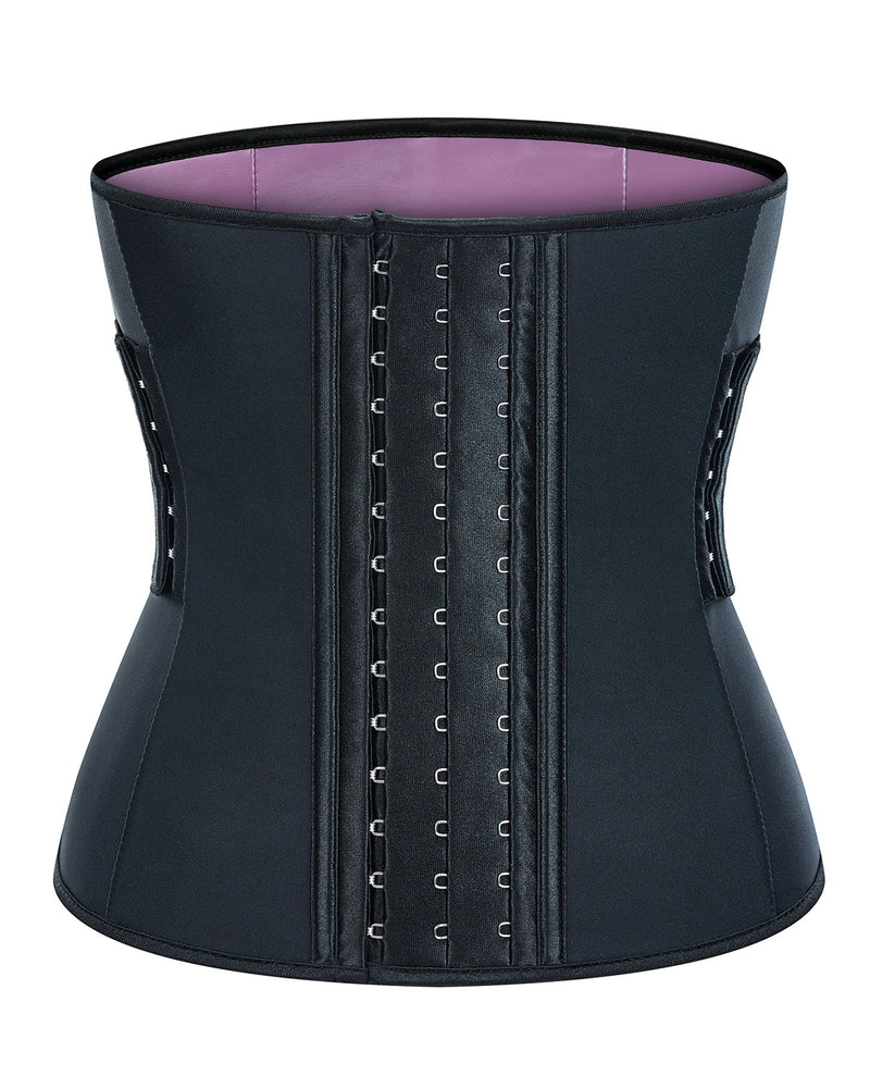 Corset Latex Buckle Waist Corset Belt LATEX Rubber Straps Corset