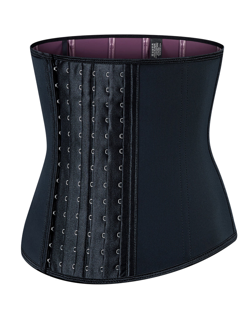 Corset Latex Buckle Waist Corset Belt LATEX Rubber Straps Corset