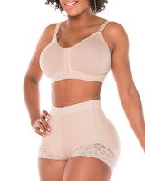 High Waist Women Hip Enhancer Shapewear Tummy Control Lace Body Shaper