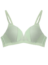 French Simple Deep V Seamless Bra