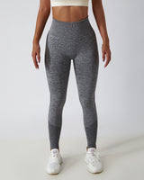 Seamless Knit Tight High Waist Breathable Sports Yoga Pants