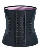 Corset Latex Buckle Waist Corset Belt LATEX Rubber Straps Corset