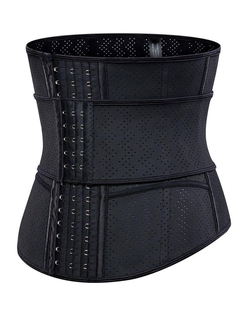 Corset Latex Buckle Waist Corset Belt LATEX Rubber Straps Corset