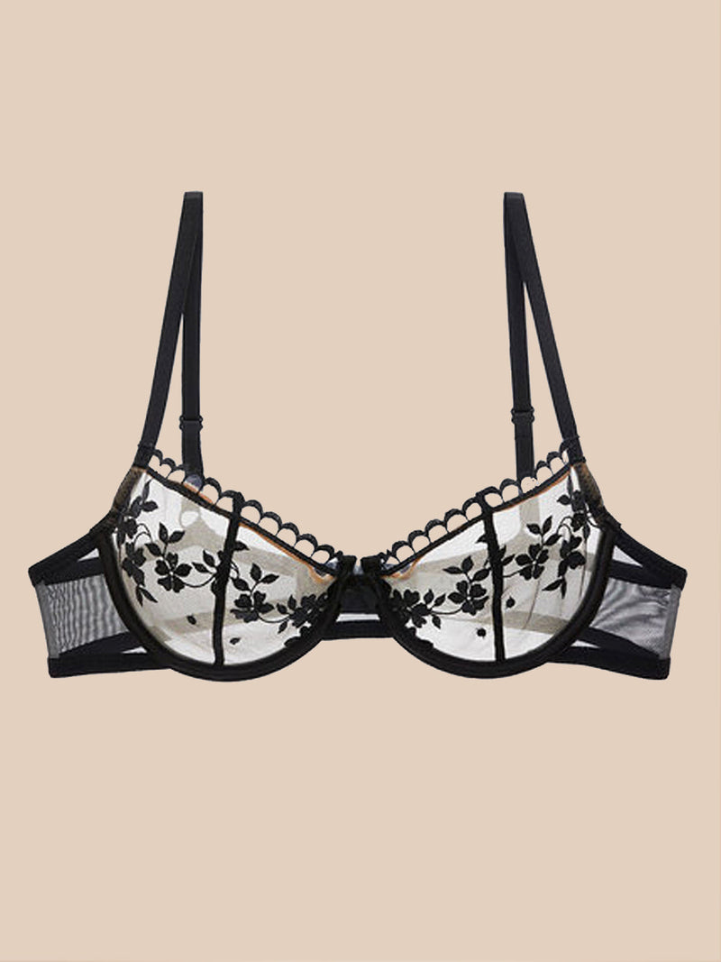 Odillia Embroidered Lingerie Set