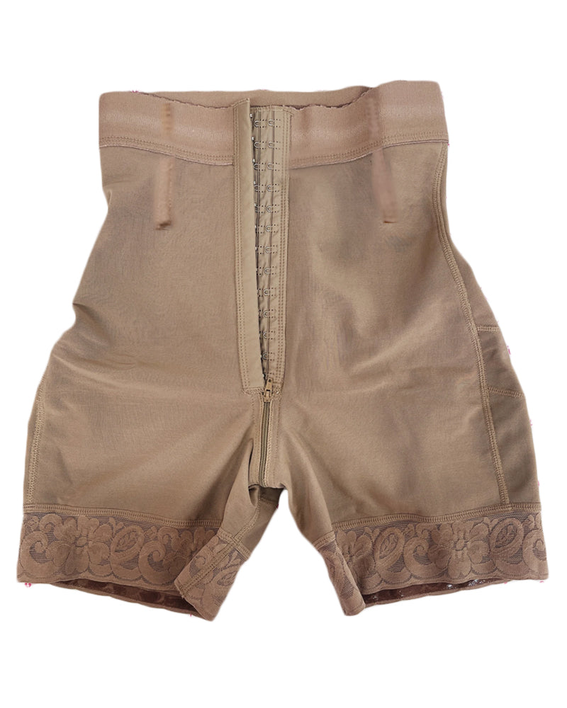 New!!! High Rise Butt Lift Shorts -BEIGE