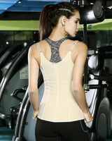 Body shaper vest with small shoulder straps