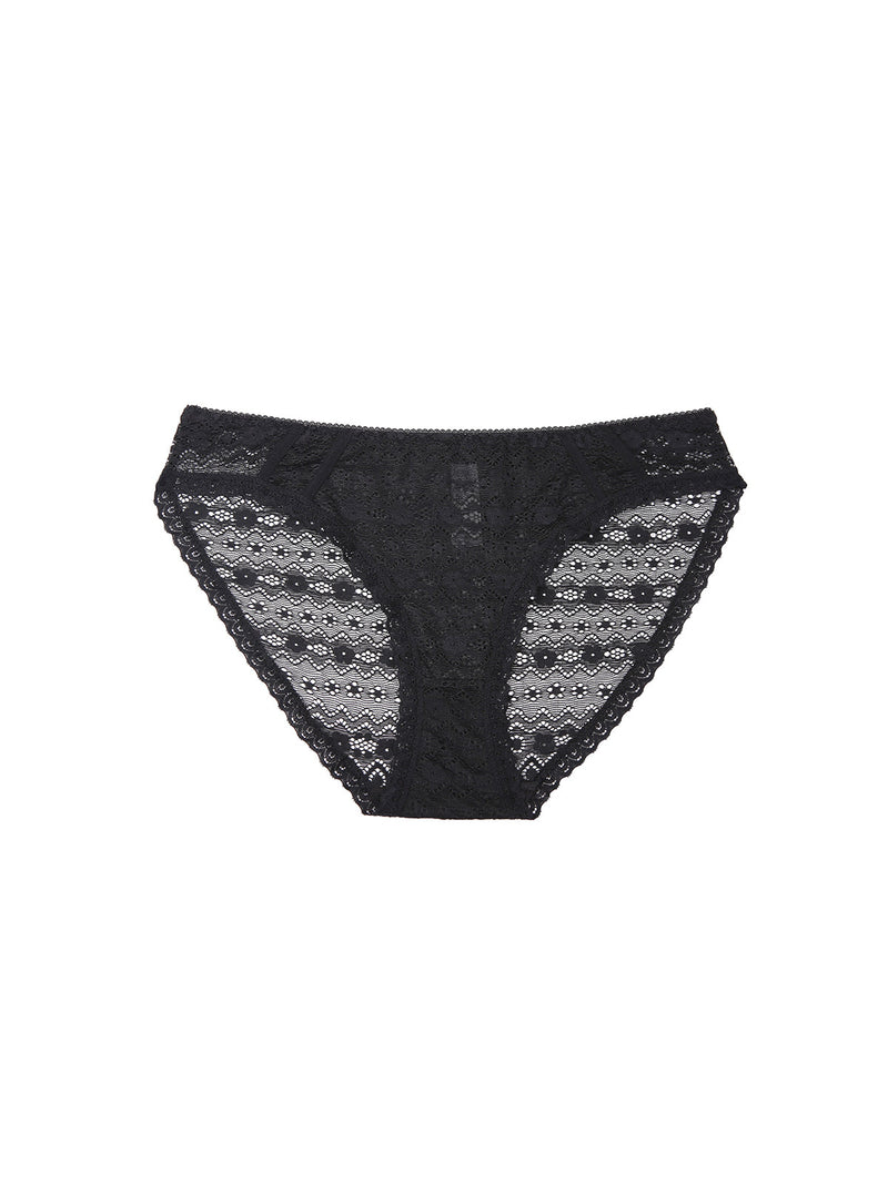 New No Steel Ring Thin Lace Underwear Set High Side Ratio