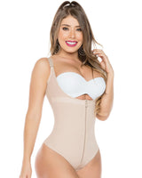 Open Bust Thong Tummy Control Shapewear for Women