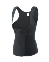 Wide Strap One Piece Velcro + Breasted Neoprene Shapewear