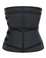 Corset Latex Buckle Waist Corset Belt LATEX Rubber Straps Corset