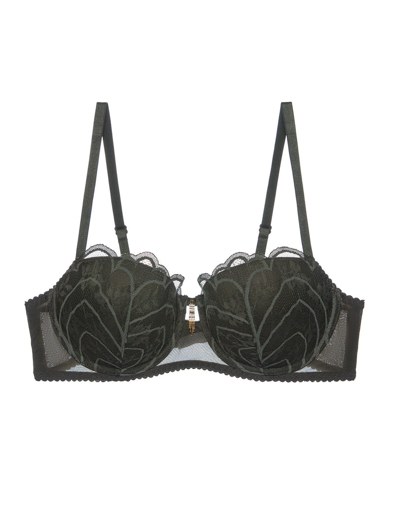 New European and American lace bra set thickened gather book