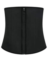 Corset Latex Buckle Waist Corset Belt LATEX Rubber Straps Corset