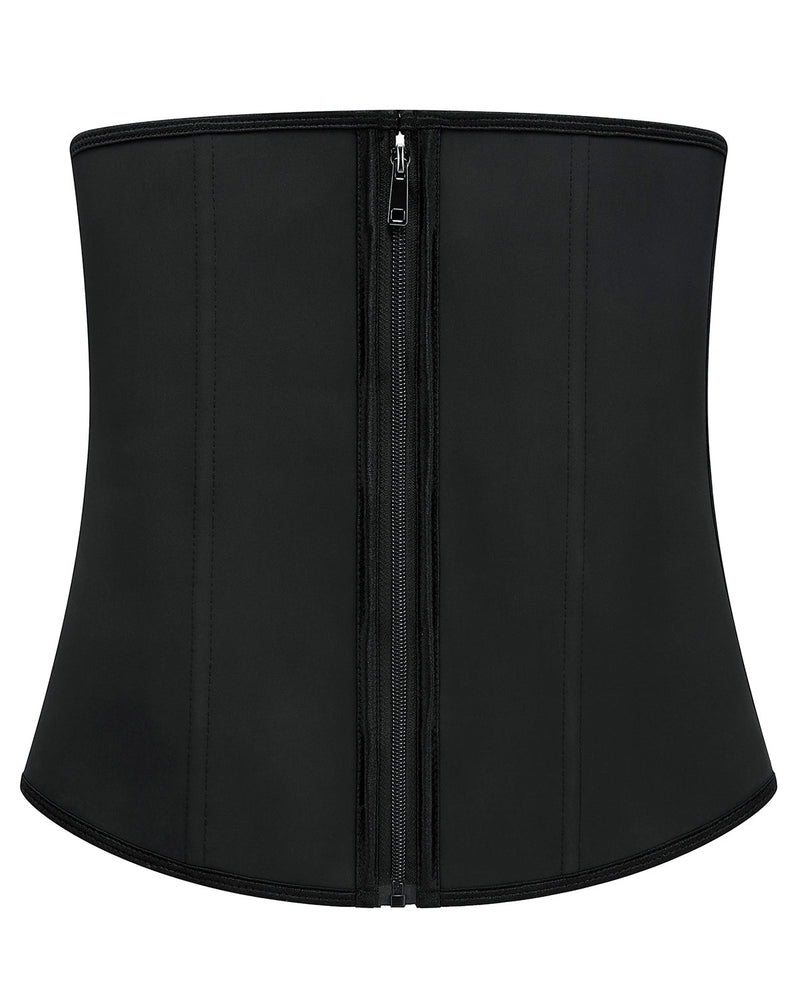 Corset Latex Buckle Waist Corset Belt LATEX Rubber Straps Corset