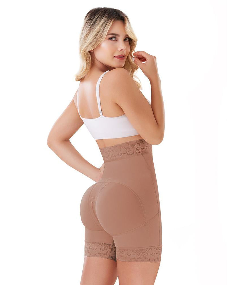 Butt Lifter High-Compression Girdle With Perineal Zipper