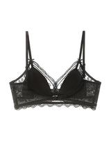 women's lingerie lace seamless push up bra set