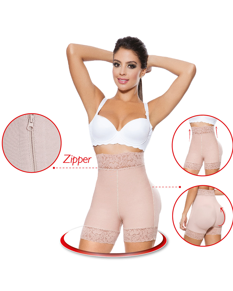 Women Butt Lifter High Waist Hip Enhancer Pads Underwear Shapewear Lace Padded Control Panties