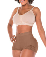 High Waist Women Hip Enhancer Shapewear Tummy Control Lace Body Shaper