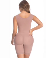 Women's Tummy Control Shapewear High Compression Faja Bodysuit Postpartum