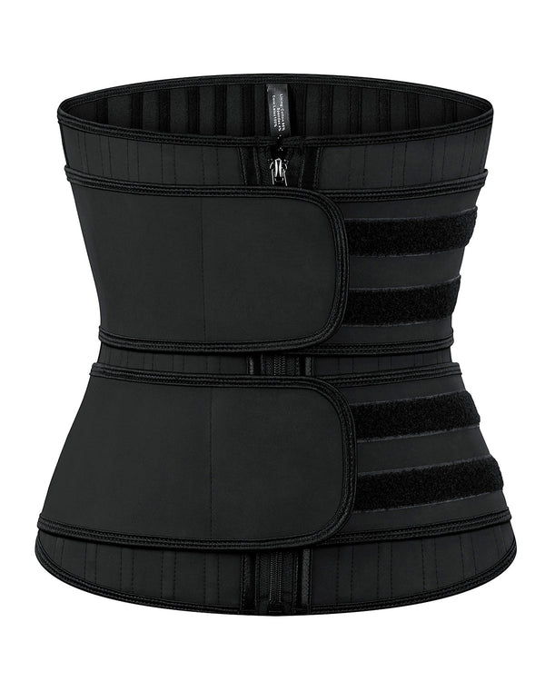 Corset Latex Buckle Waist Corset Belt LATEX Rubber Straps Corset