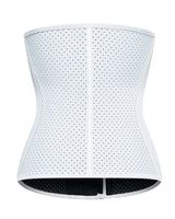 Long and Air Breathable White Bondage Girdle