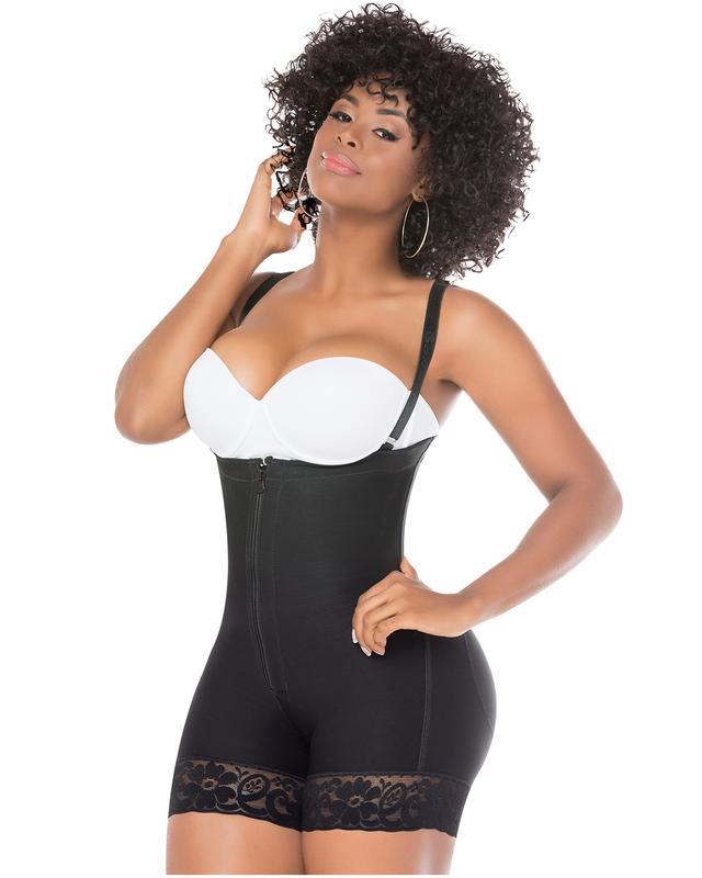 Shapewear Butt Lifter For Weight Loss Strapless Slimming Bodysuit Compression Garment Zipper Fajas