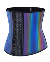 Corset Latex Buckle Waist Corset Belt LATEX Rubber Straps Corset