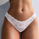 Female Lace Crystal Hollow Out Panties