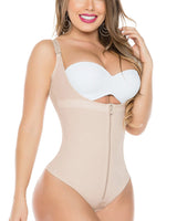 Open Bust Thong Tummy Control Shapewear for Women