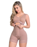 High Compression Shapewear With Hook And Eye Front Closure shaper Adjustable Bra Slimming Bodysuit