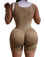 Women's Shapewear HOOK AND EYE CLOSURE Tummy Control Adjustable Crotch Open Bust Bodysuit