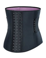 Corset Latex Buckle Waist Corset Belt LATEX Rubber Straps Corset