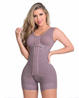 High Compression Shapewear With Hook And Eye Front Closure shaper Adjustable Bra Slimming Bodysuit