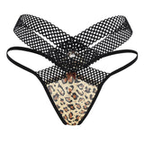 Female Leopard Print Sexy Lace Ultra-thin Thongs