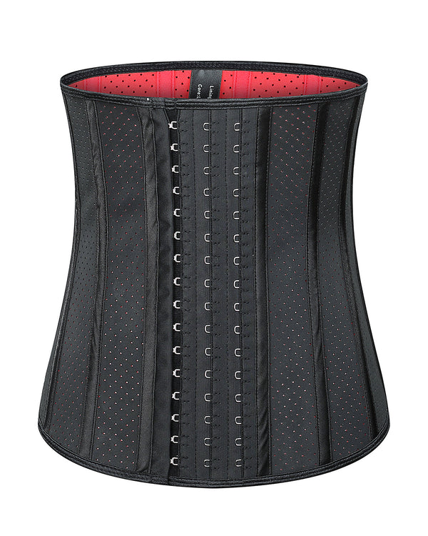 Corset Latex Buckle Waist Corset Belt LATEX Rubber Straps Corset