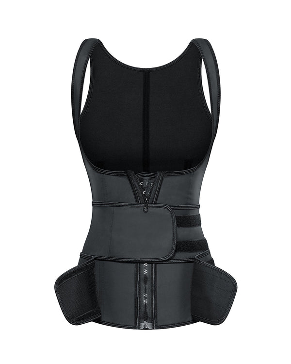 Corset Latex Buckle Waist Corset Belt LATEX Rubber Straps Corset