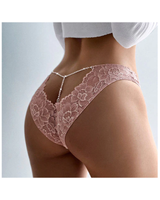 Female Lace Crystal Hollow Out Panties